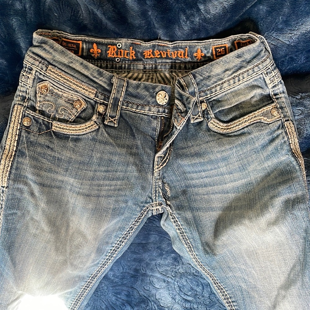 Ripped rock revival jeans